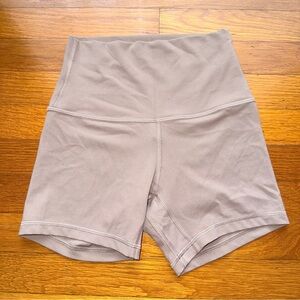 lululemon athletica Taupe/Light Brown Bike Shorts